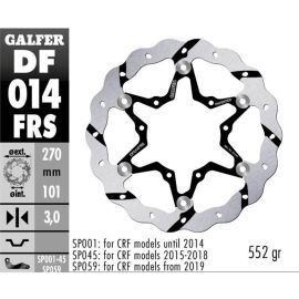 Disco de travão flutuante sobredimensionado Galfer Wave FRS DF014FRS