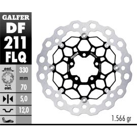 Disco de travão flutuante Galfer Cubiq FLQ DF211FLQ
