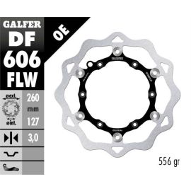 Disco de travão flutuante Galfer Wave FLW DF606FLW