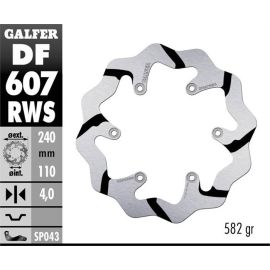 Disco de travão sobredimensionado Galfer Wave RWS DF607RWS