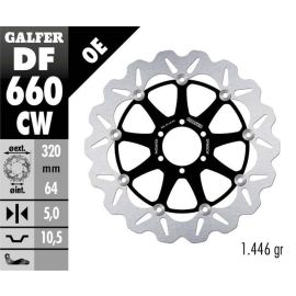 Disco de travão flutuante Galfer Wave CW DF660CW