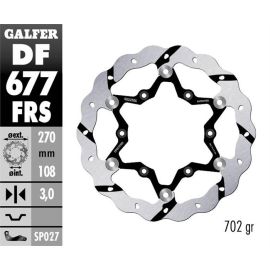 Disco de travão flutuante sobredimensionado Galfer Wave FRS DF677FRS