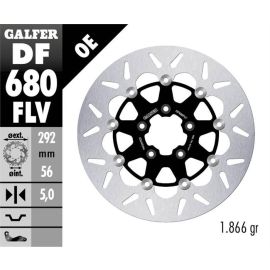 Disco de travão flutuante Galfer circular FLV DF680FLV