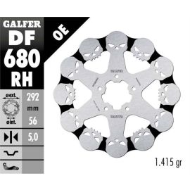 Disco de travão Galfer Wave RH em forma de caveira DF680RH