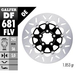 Disco de travão flutuante Galfer circular FLV DF681FLV