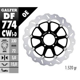 Disco de travão flutuante Galfer Wave CW DF774CWD
