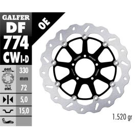 Disco de travão flutuante Galfer Wave CW DF774CWI