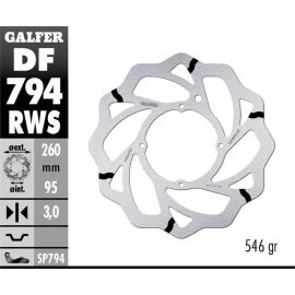 Disco de travão sobredimensionado Galfer Wave RWS DF794RWS