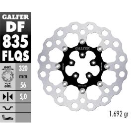 Disco de travão flutuante Galfer Cubiq FLQ DF835FLQS