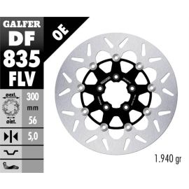 Disco de travão flutuante Galfer circular FLV DF835FLV