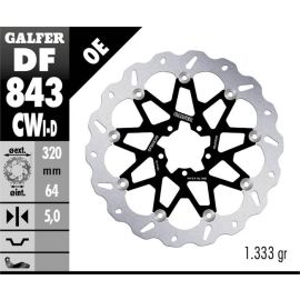 Disco de travão flutuante Galfer Wave CW DF843CWI