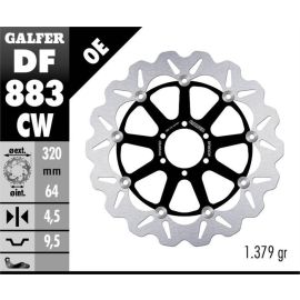 Disco de travão flutuante Galfer Wave CW DF883CW