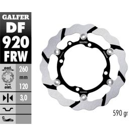 Disco de travão flutuante sobredimensionado Galfer Wave FRW DF920FRW