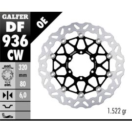 Disco de travão flutuante Galfer Wave CW DF936CW