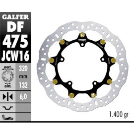 Disco de travão flutuante Galfer Racing JCW1 DF475JCW160G03