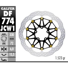 Disco de travão flutuante Galfer Racing JCW1 DF774JCW1G03