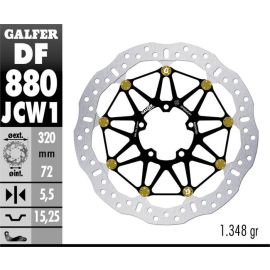 Disco de travão flutuante Galfer Racing JCW1 DF880JCW1G03