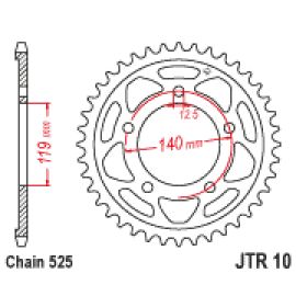 Coroa de aço JT Sprockets JTR10