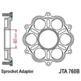 Suporte da coroa d\'alumínio JT Sprockets JTA760B