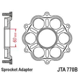 Suporte da coroa d\'alumínio JT Sprockets JTA770B
