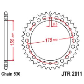 Coroa de aço JT Sprockets JTR2011